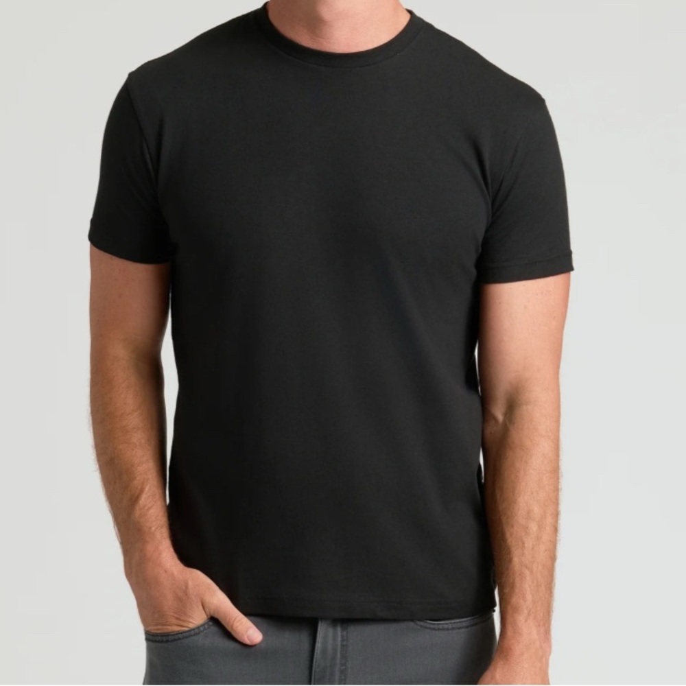 True Classic Black T-Shirt 2XL and M